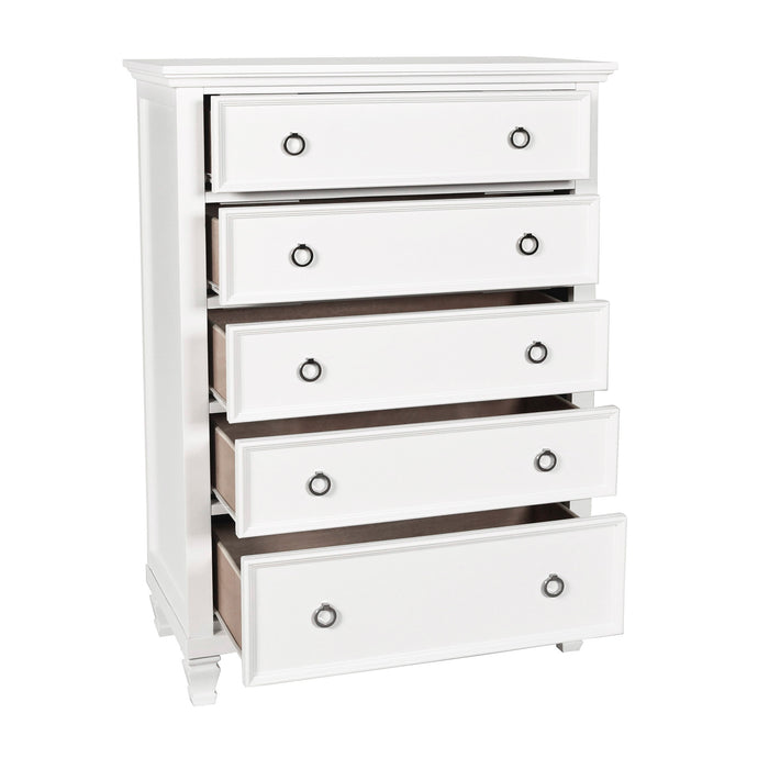TAMARACK CHEST- WHITE