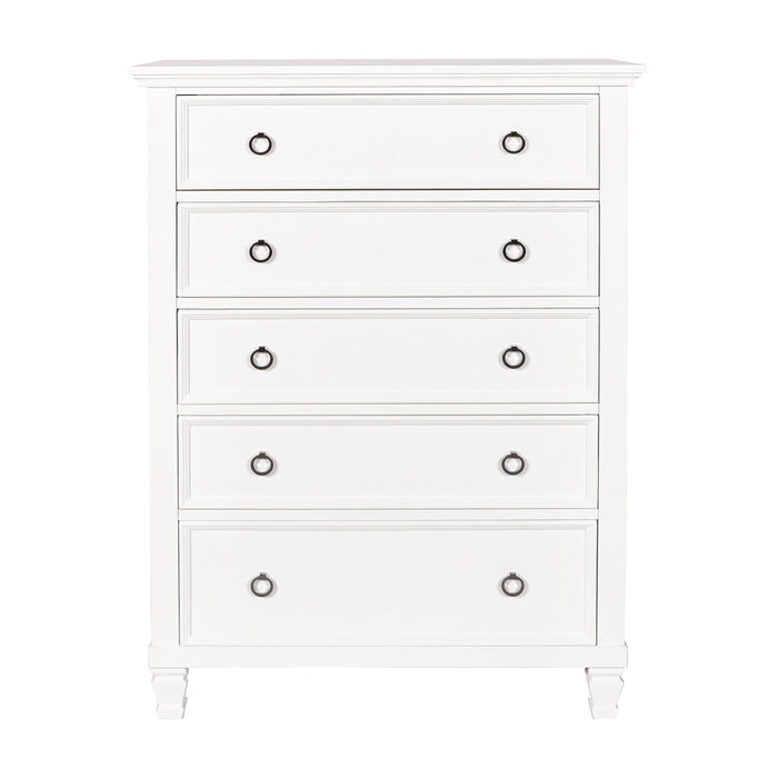 TAMARACK CHEST- WHITE