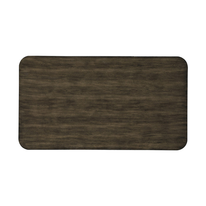 REX 72" FIXED TOP RECTANGLE DINING TABLE-WALNUT