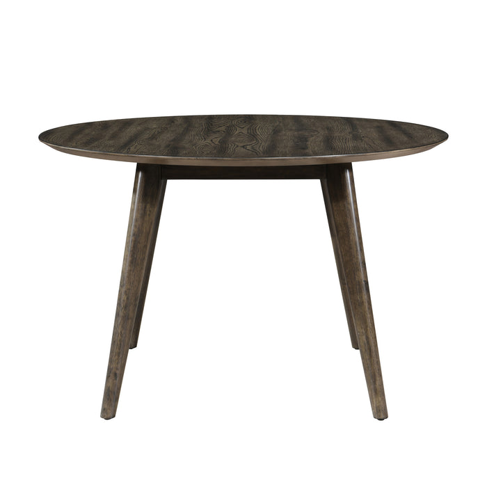 REX 48" ROUND DINING TABLE-WALNUT