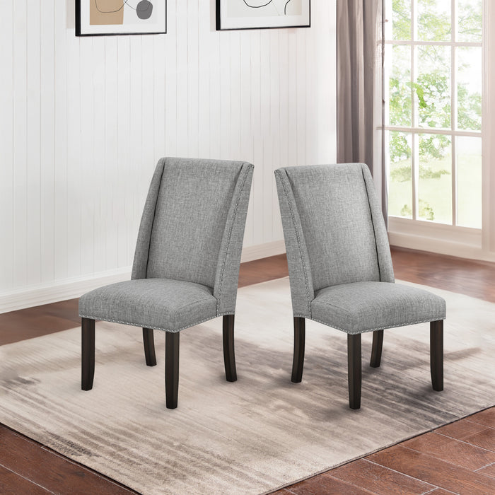 FAUST DINING CHAIR (2 PER CARTON)-GRAY