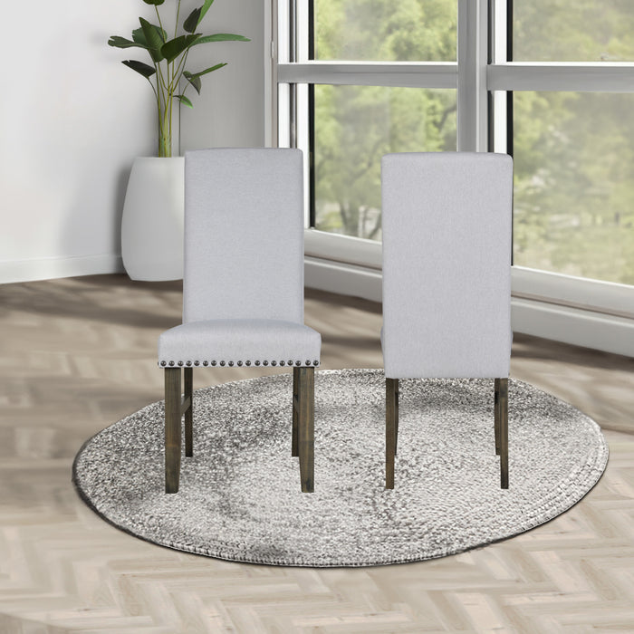 JULIUS UPHOLSTERED DINING CHAIR (2 Per Carton)-WALNUT