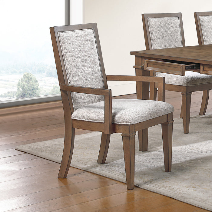 MARIANA UPHOLSTERED ARM CHAIR (2 PER CARTON)-VINTAGE MOCHA