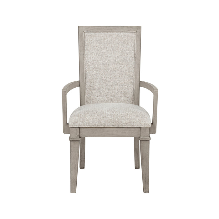 MARIANA UPHOLSTERED ARM CHAIR (2 PER CARTON)-VINTAGE CREME