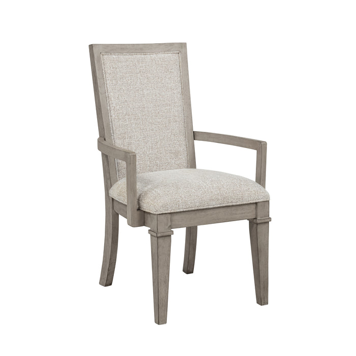 MARIANA UPHOLSTERED ARM CHAIR (2 PER CARTON)-VINTAGE CREME