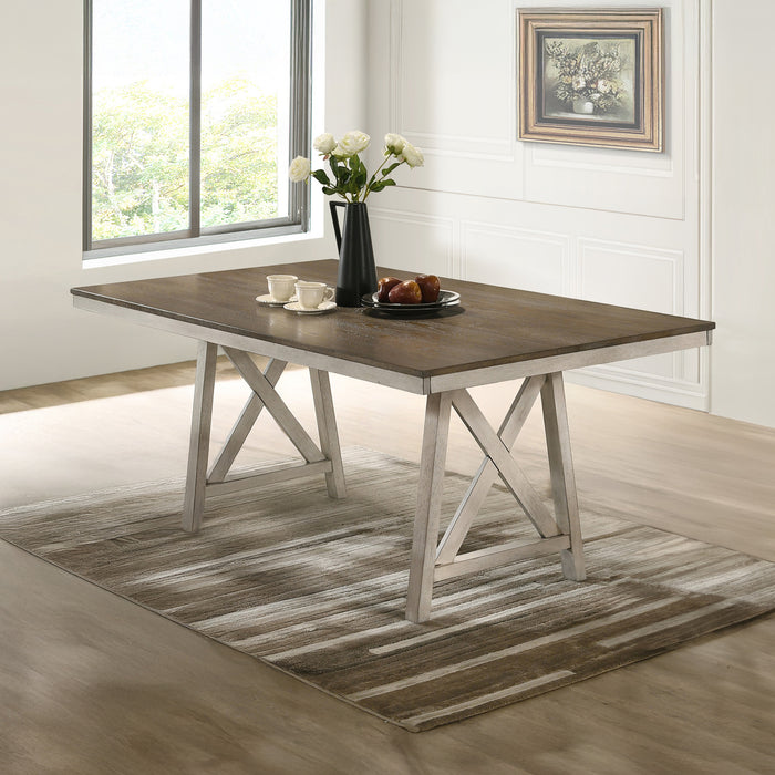 SOMERSET DINING TABLE -VINTAGE WHITE