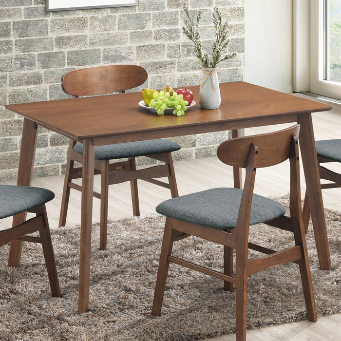 MOROCCO 47" RECTANGLE DINING TABLE-WALNUT BROWN