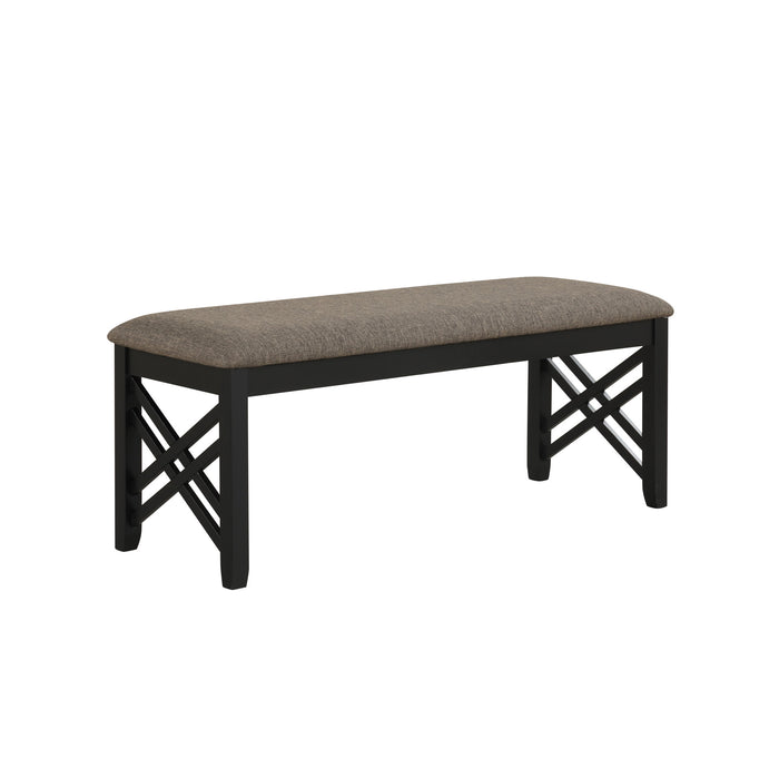 POTOMAC DINING BENCH-BROWN/BLACK