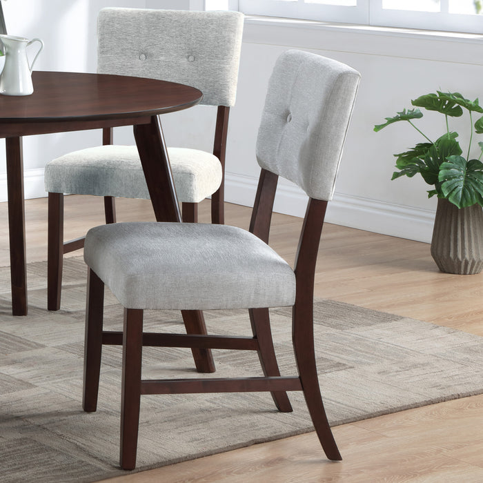 TIOGA GRAY DINING CHAIR (2 PER CARTON)