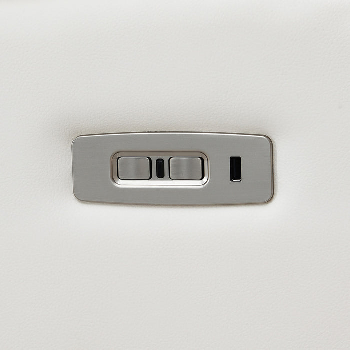 ORION II SOFA  W/ PWR FR & HR-WHITE