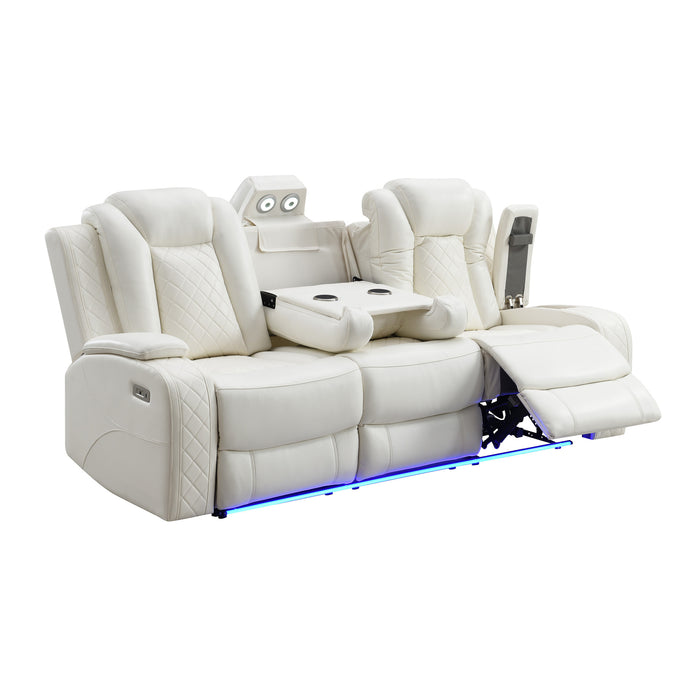 ORION II SOFA  W/ PWR FR & HR-WHITE