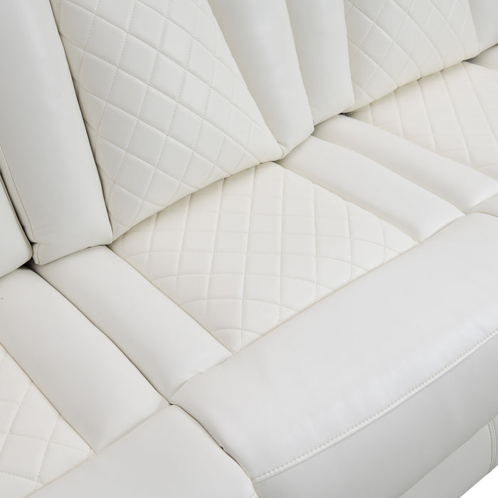 ORION II SOFA  W/ PWR FR & HR-WHITE