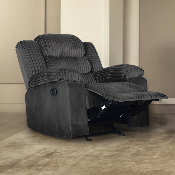 WILLOW GLIDER RECLINER-GRAY