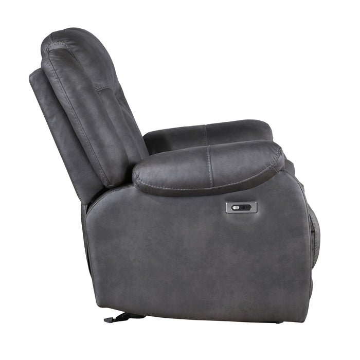 MORELLO  GLIDER RECLINER W/PWR FR- GRAY