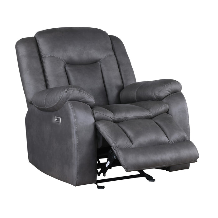 MORELLO  GLIDER RECLINER W/PWR FR- GRAY