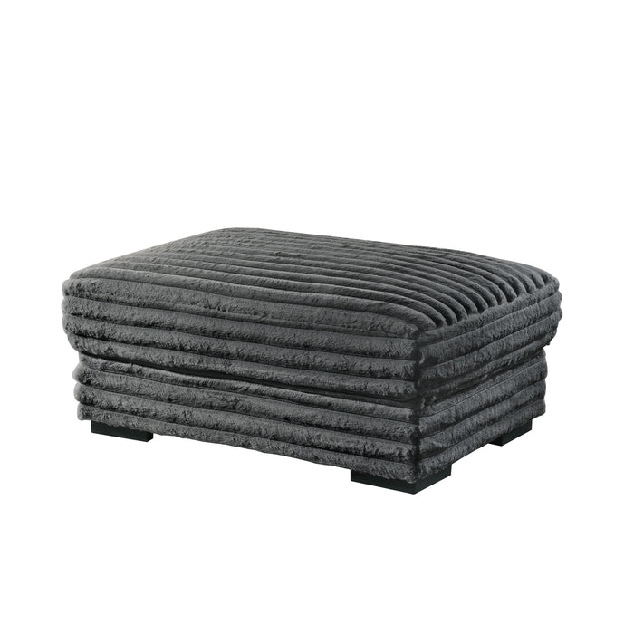 EMBRACE 41" OTTOMAN-CHARCOAL