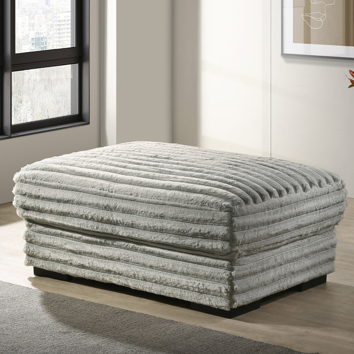 EMBRACE 41" OTTOMAN-GRAY