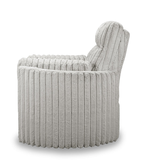 EMBRACE SWIVEL ACCENT CHAIR-GRAY