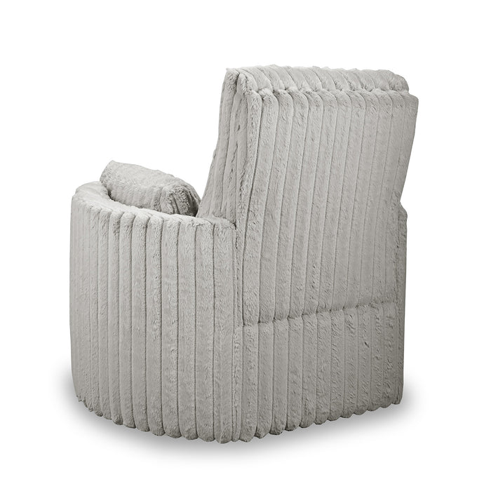 EMBRACE SWIVEL ACCENT CHAIR-GRAY