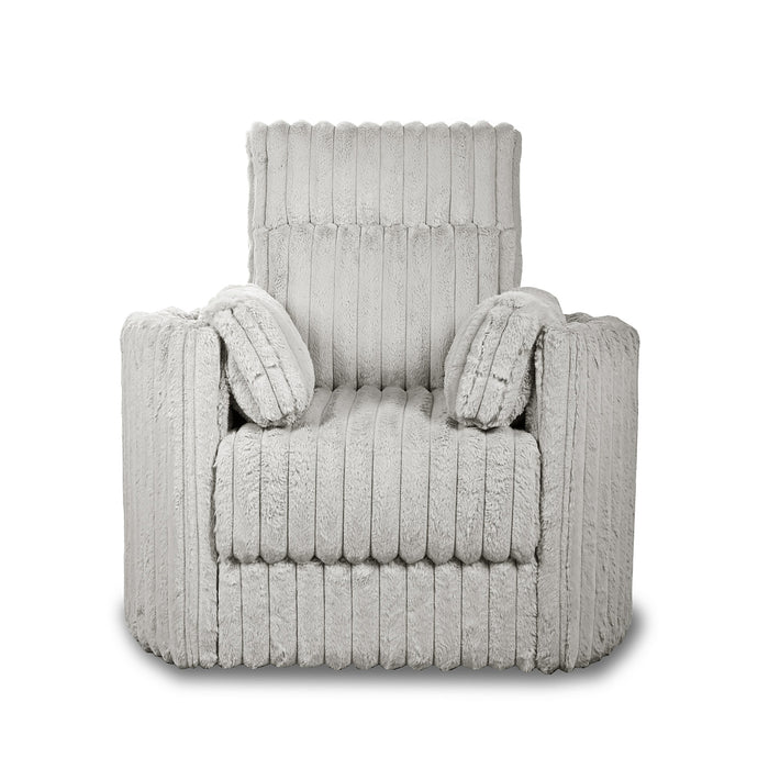 EMBRACE SWIVEL ACCENT CHAIR-GRAY