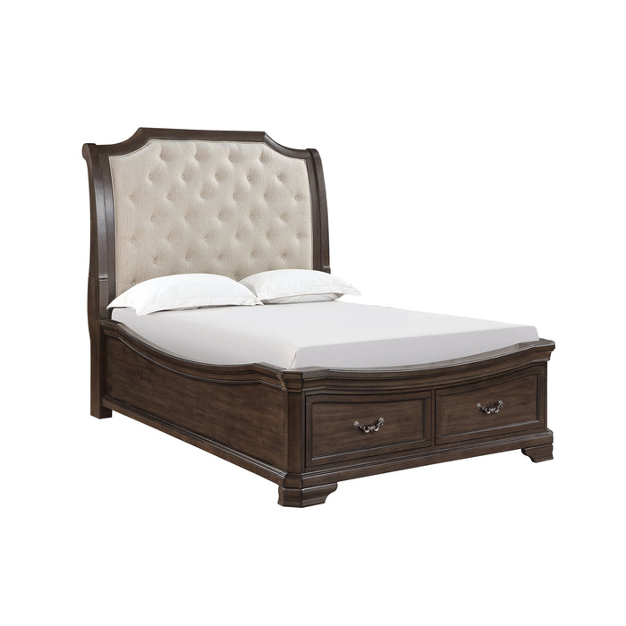 LYNDHURST WALNUT - 5/0 Q BED ONLY