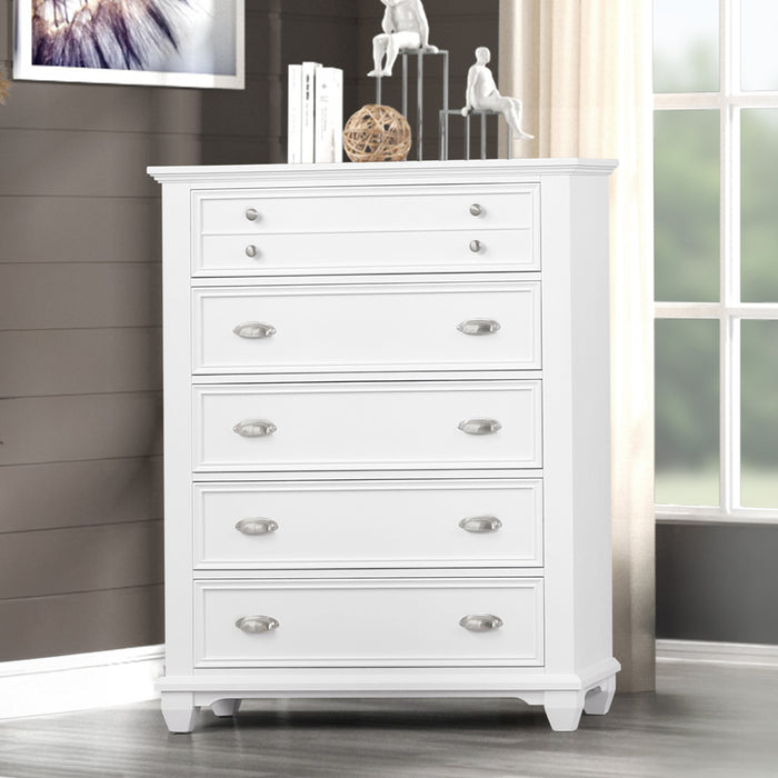 JAMESTOWN CHEST- WHITE