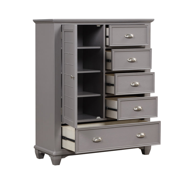 JAMESTOWN DOOR CHEST- GRAY