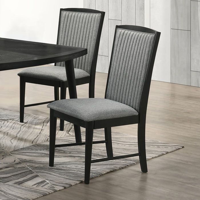 SKYLINE DINING SIDE CHAIR (2 PER CARTON)-ONYX