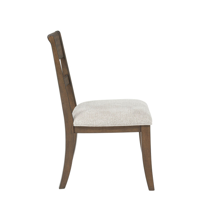 MARIANA WOOD BACK SIDE CHAIR (2 PER CARTON)-VINTAGE MOCHA