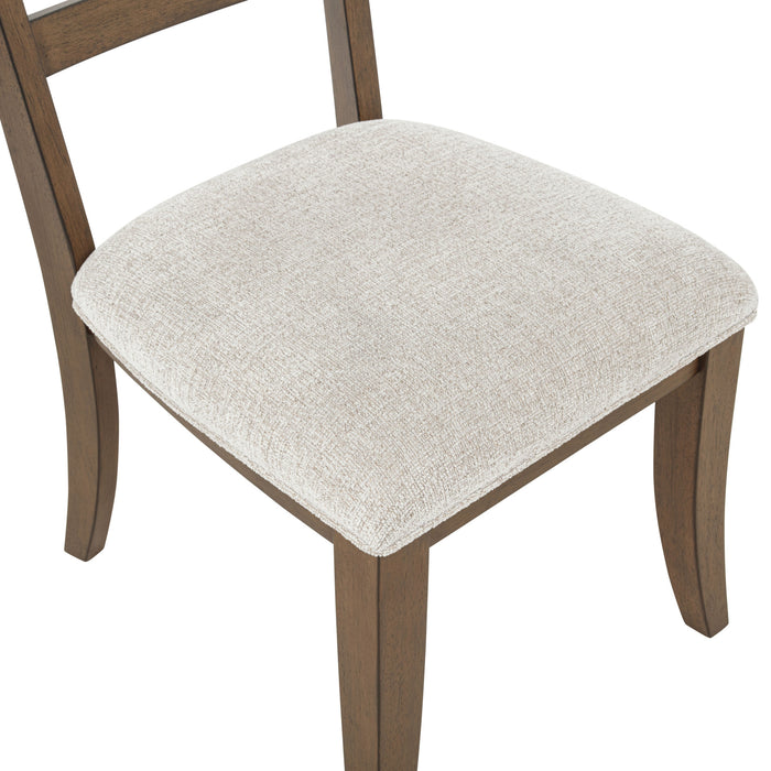MARIANA WOOD BACK SIDE CHAIR (2 PER CARTON)-VINTAGE MOCHA