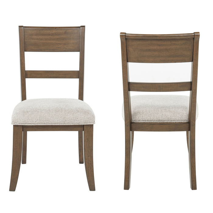 MARIANA WOOD BACK SIDE CHAIR (2 PER CARTON)-VINTAGE MOCHA
