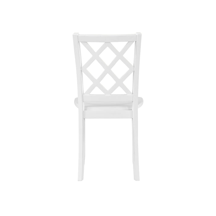 TRELLIS DINING CHAIR (2 PER CARTON)-WHITE