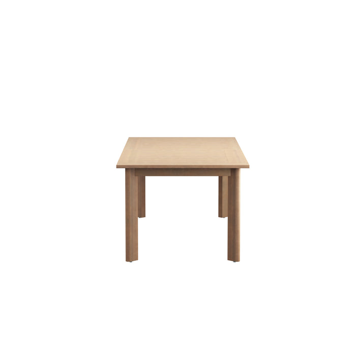WESLEY PATIO DINING TABLE W/SELF STORING LEAF