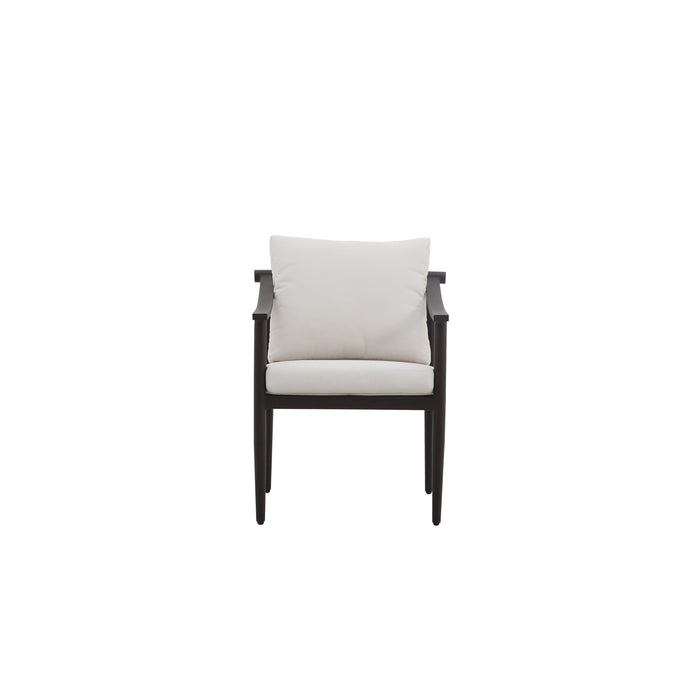 MOANA PATIO SIDE CHAIR, IVORY CUSHIONS (2 PER CARTON)