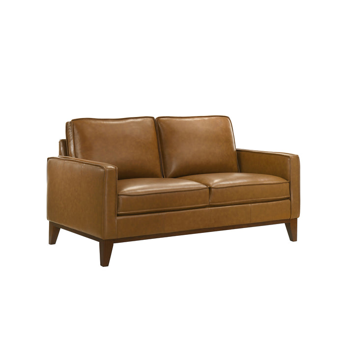 CASPAR LOVESEAT-CARAMEL