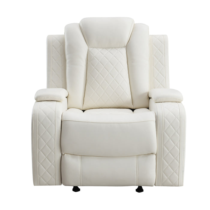 ORION II GLIDER RECLINER-WHITE