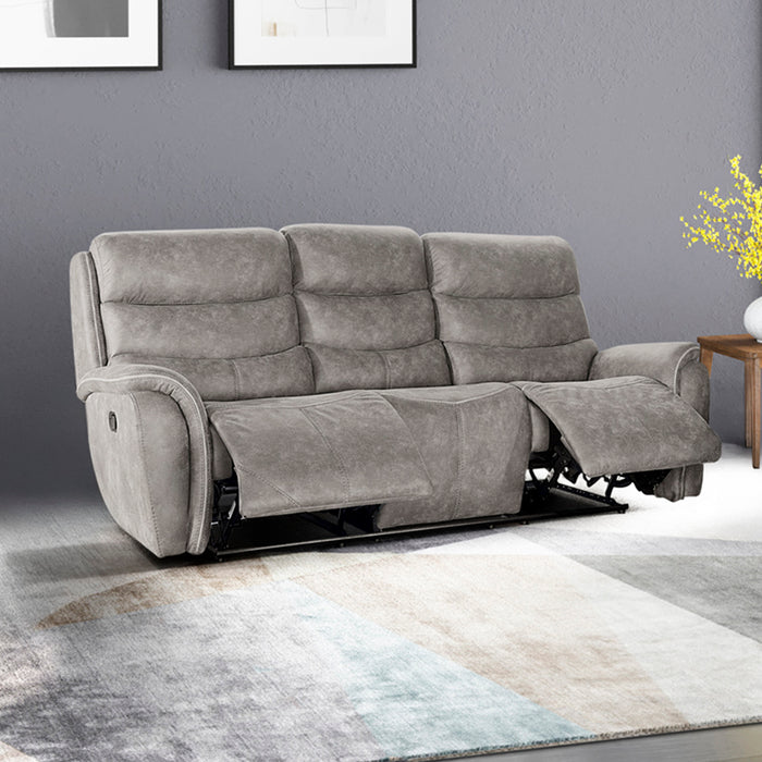 KAMARI  SOFA W/DUAL RECLINER-GRAY