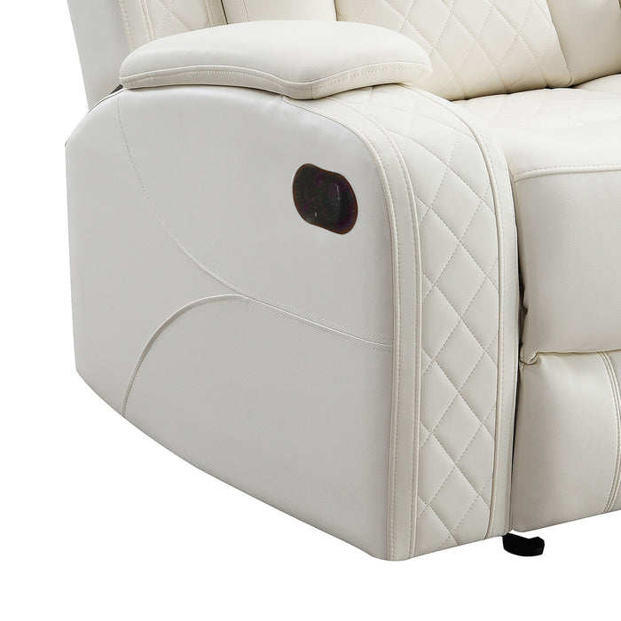 ORION II GLIDER RECLINER-WHITE