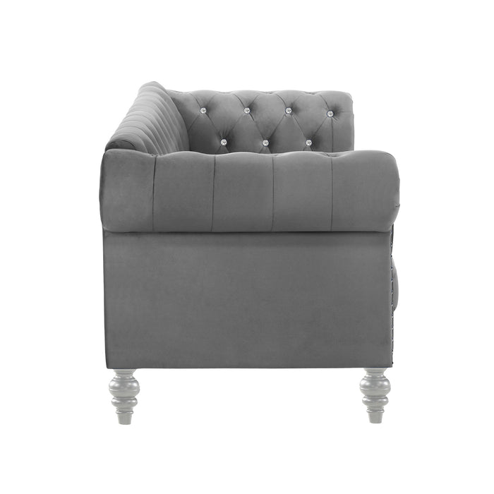 EMMA CRYSTAL LOVESEAT-GRAY