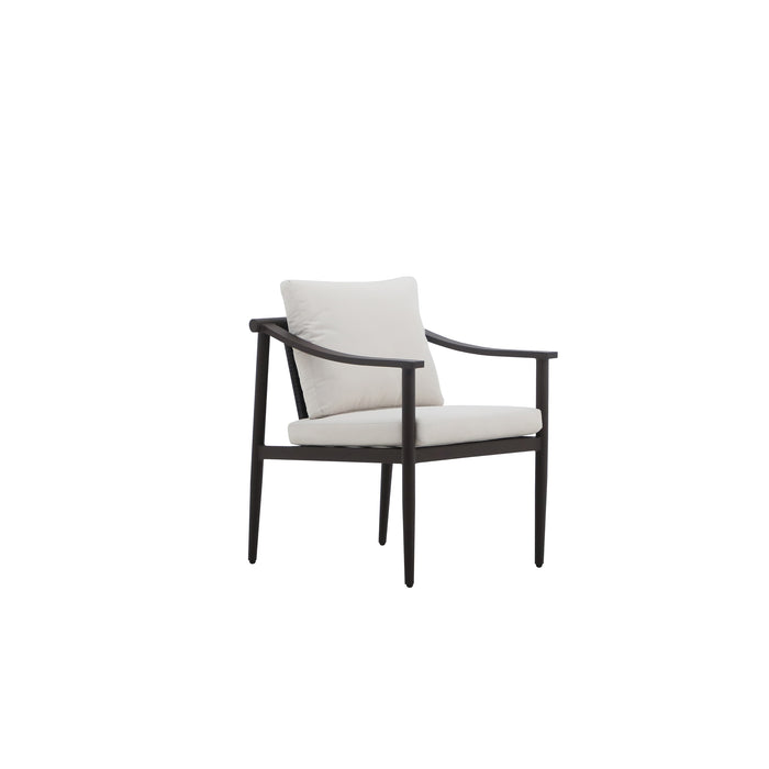MOANA OUTDOOR - 6 IVORY DINING CHAIRS