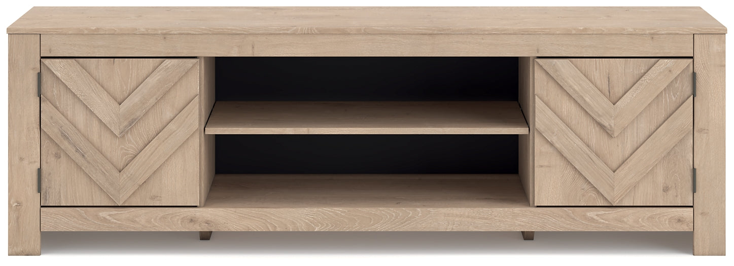 Cayboni LG TV Stand w/Fireplace Option