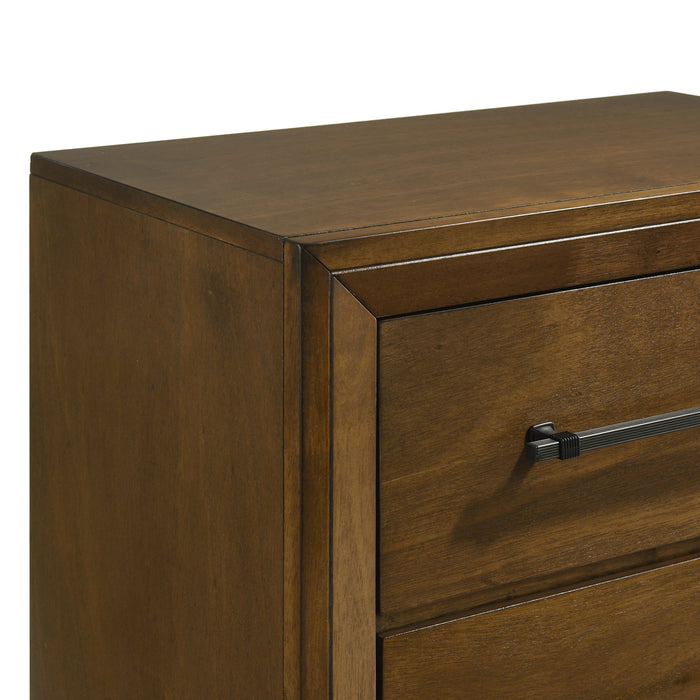 BALLARD 2 DRAWER NIGHTSTAND-WALNUT
