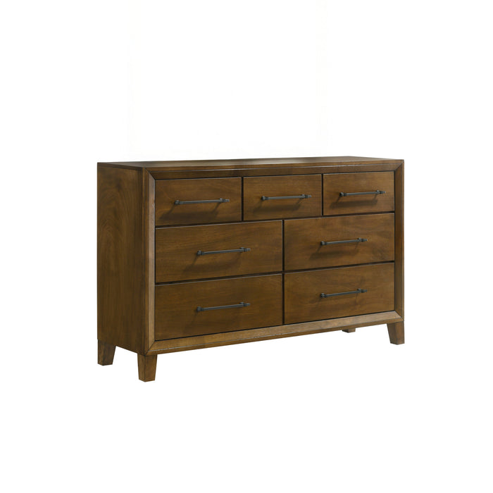 BALLARD 7 DRAWER DRESSER-WALNUT