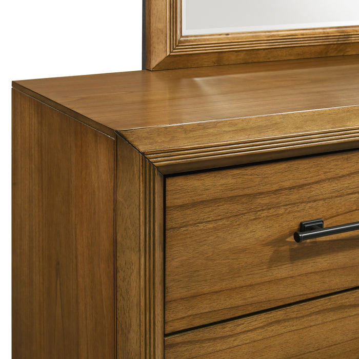 TALCOTT MIRROR- HONEY