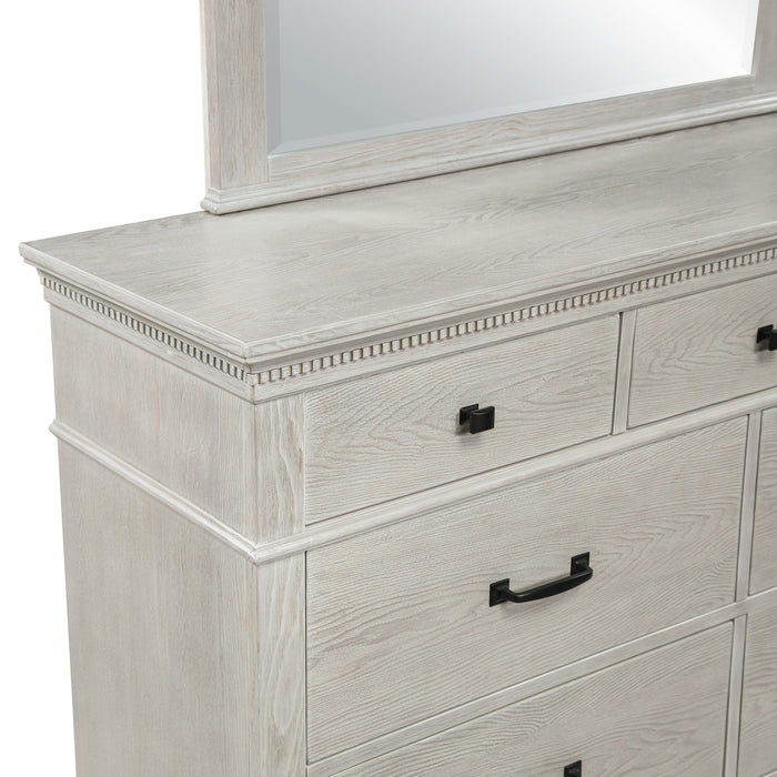 SILVER SANDS MIRROR-GRAY