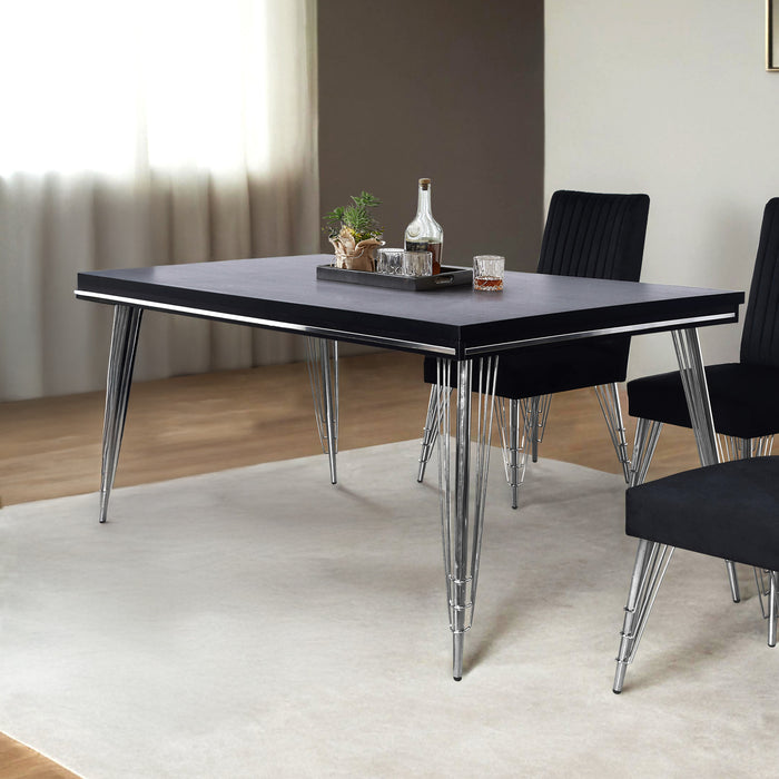 AVA DINING TABLE-BLACK
