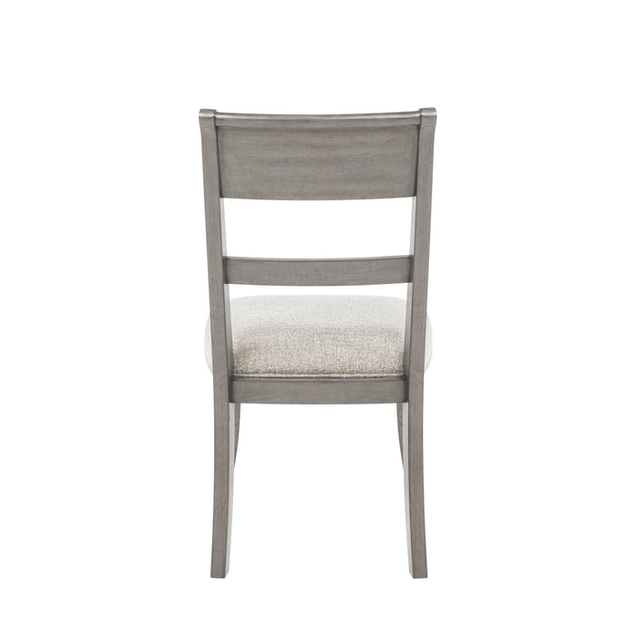 MARIANA WOOD BACK SIDE CHAIR (2 PER CARTON)-VINTAGE CREME