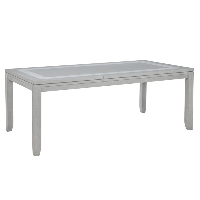 FIONA RECTANGLE DINING TABLE-MIST GRAY
