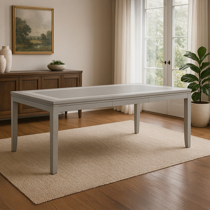 FIONA RECTANGLE DINING TABLE-MIST GRAY