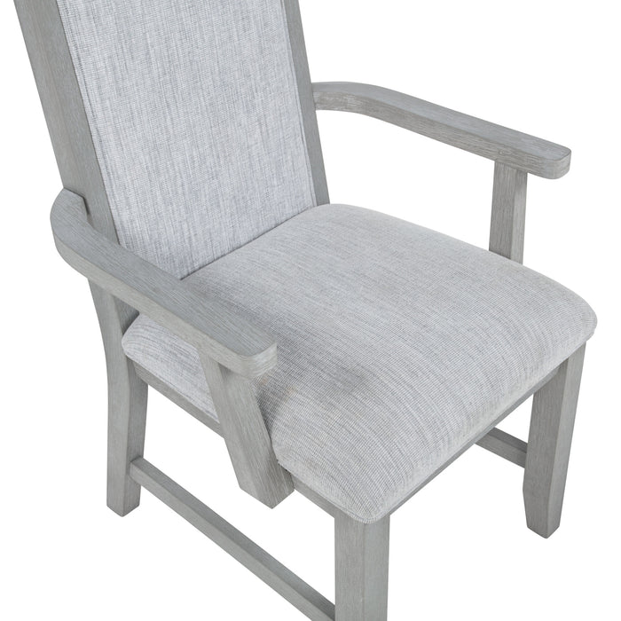 FIONA DINING ARM CHAIR (2 PER CARTON)-MIST GRAY